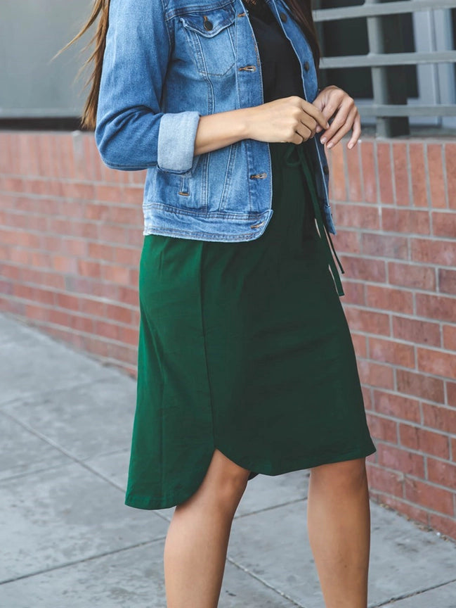 Tulip Hem Skirt(multiple colors)