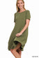 T-Shirt Dress With Pockets (2 Colors)