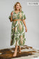 Abstract Midi Dress