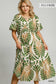 Abstract Midi Dress