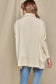 Cream Cowl Neck Pullover Sweater