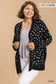 Black and White Spotted Cardigan