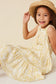 Girl's Yellow Botanical Dress