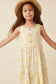 Girl's Yellow Botanical Dress