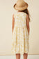 Girl's Yellow Botanical Dress