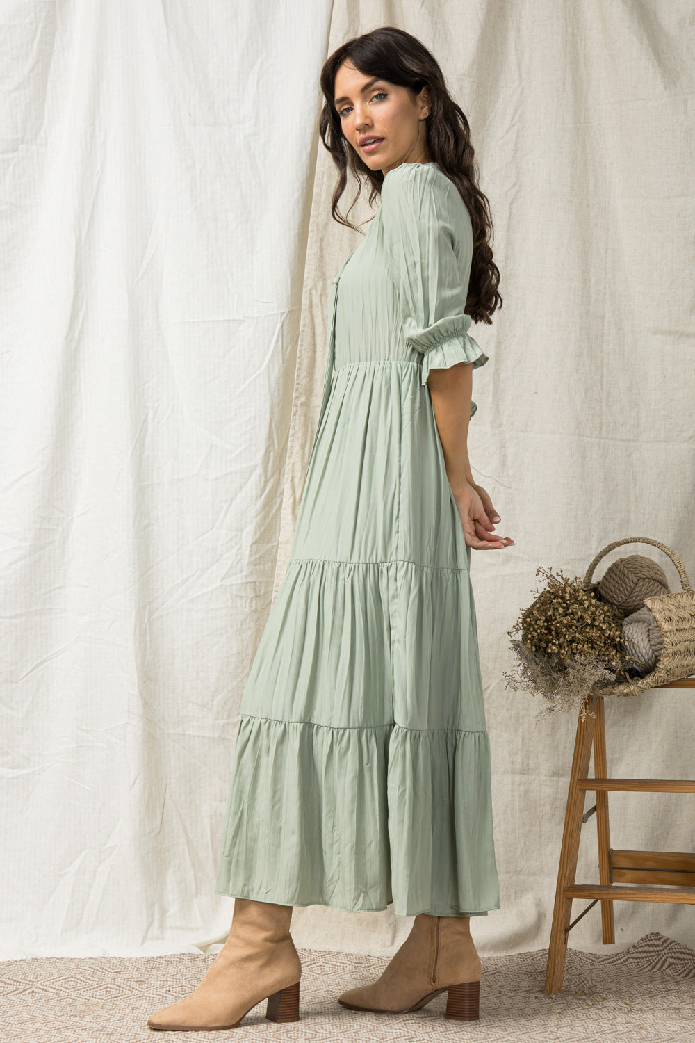 Tiered Maxi Dress