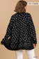 Black and White Spotted Cardigan